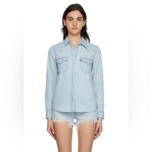 Levi's blue denim shirt